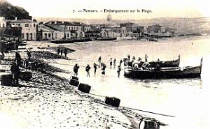 Nemours - Embarquement sur la Plage
